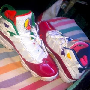 Two pairs of Jordan’s.